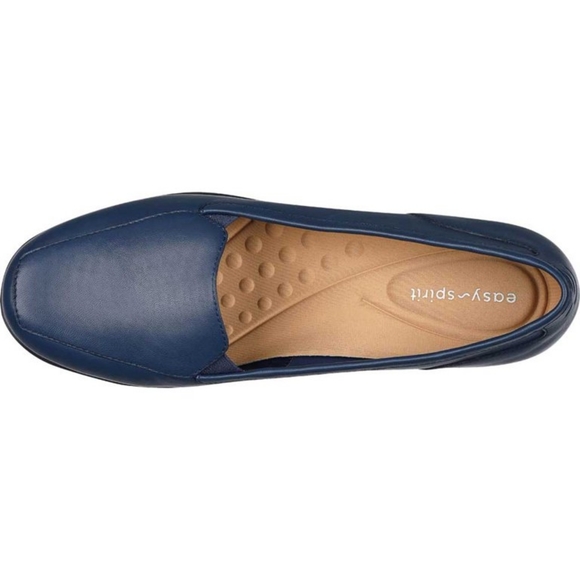 🌺Easy Spirit Women's Devitt Slip On Oxford Flats Navy Blue Nappa Leather US 7M - Picture 10 of 12